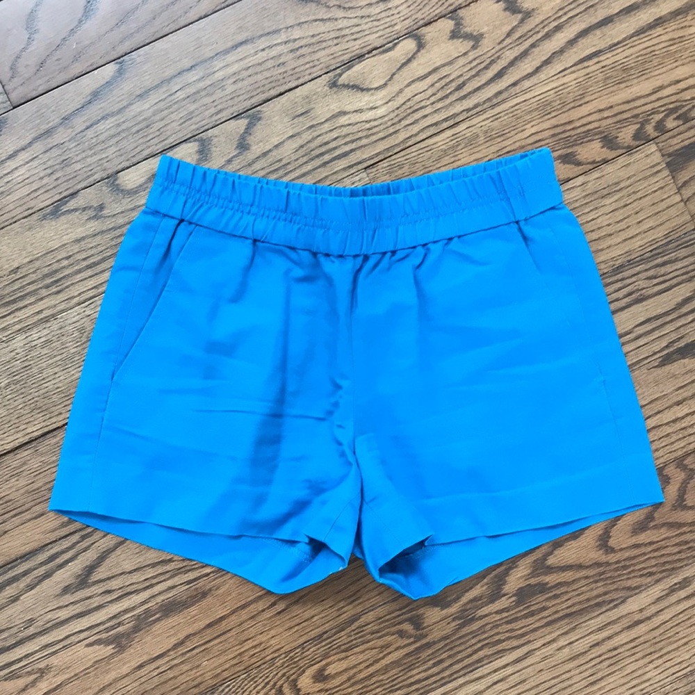 J. Crew blue linen shorts sz 00